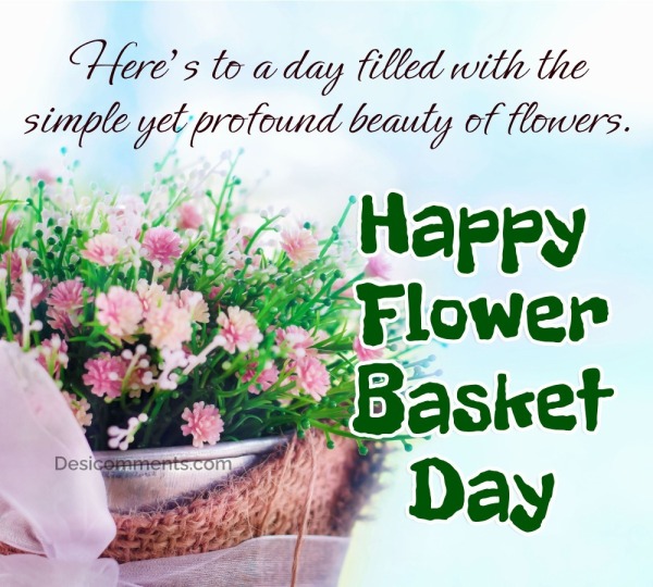 Flower Basket Day Pic