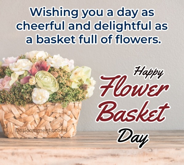 Flower Basket Day Image