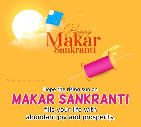 Hope The Rising Sun On Makar Sankranti