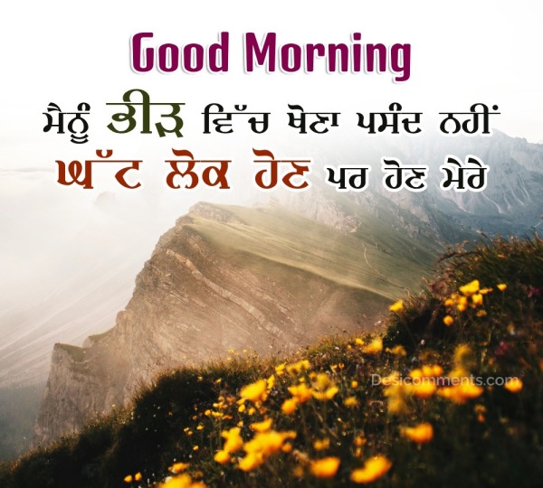 Good Morning Wish Pic