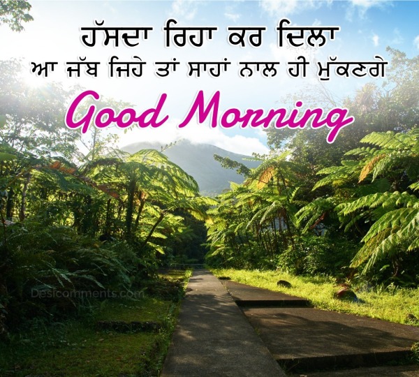 Fantastic Good Morning Punjabi Photo