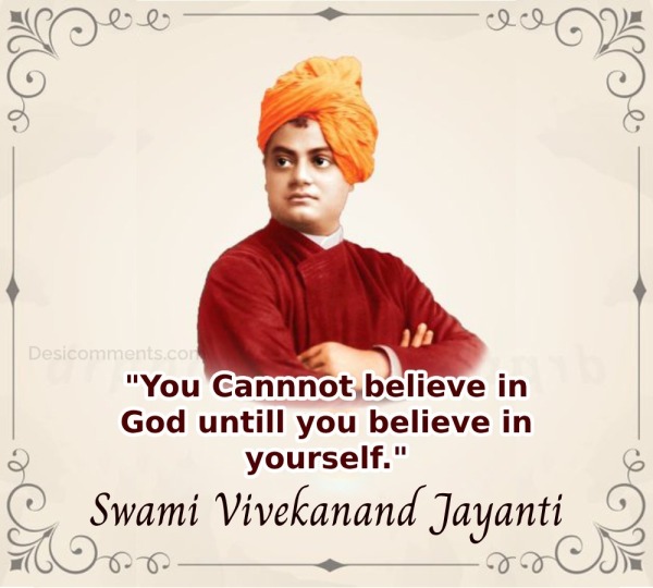 Happy Swami Vivekananda Jayanti Image