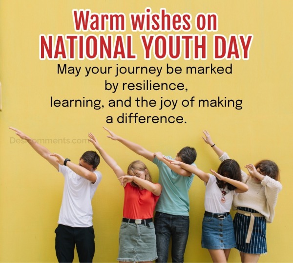 Warm Wishes On National Youth Day
