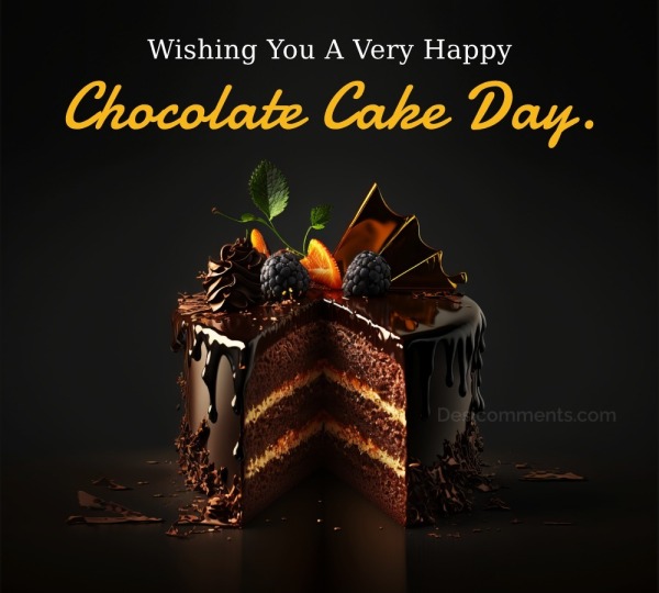 Wishing You A Very Happy Chocolate Cake Day