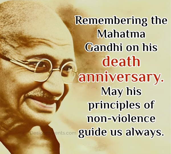 Remembering The Mahatma On His Death Anniversary.