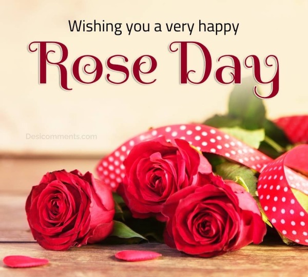 Wishing you a very happy Rose Day