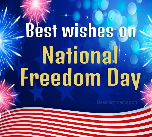 Best Wishes On National Freedom Day