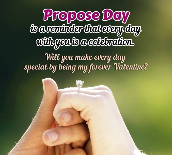 Propose Day Is A Reminder That Every Day With You