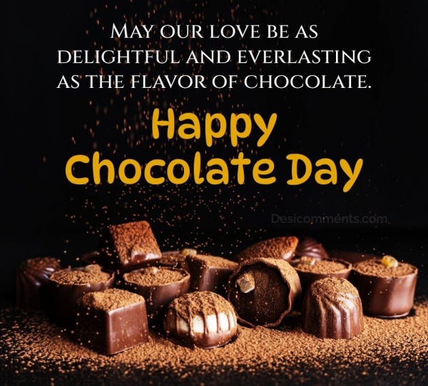 Chocolate Day Greeting Photo
