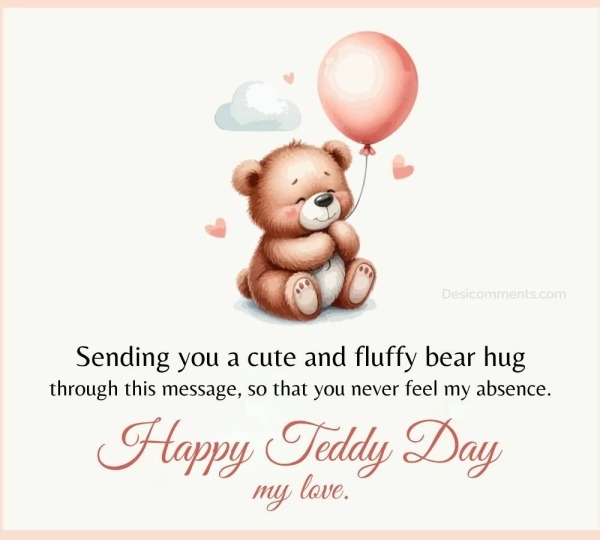 Sending You A Cute And Fluffy Bear Hug
