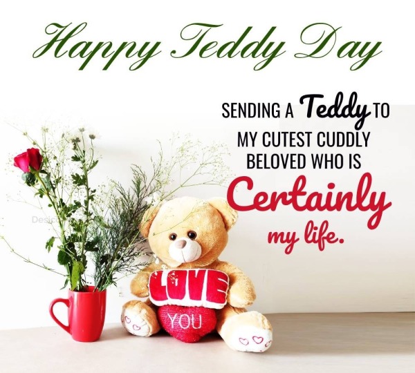 Sending A Teddy To My Cutest Cuddly