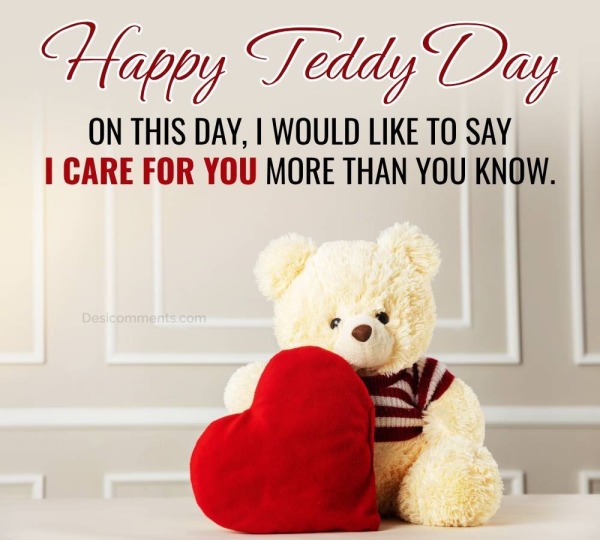 Teddy Bear Day Wish Image