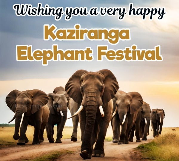Wishing You A Very Happy Kaziranga Elephant Festival