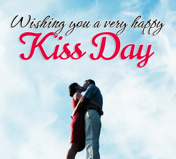Wishing You A Very Happy Kiss Day Image