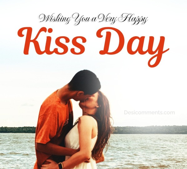 Wishing You A Very Happy Kiss Day Baby