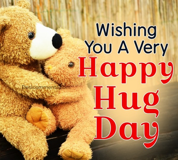 Wishing You A Vrery Happy Hug Day Picture