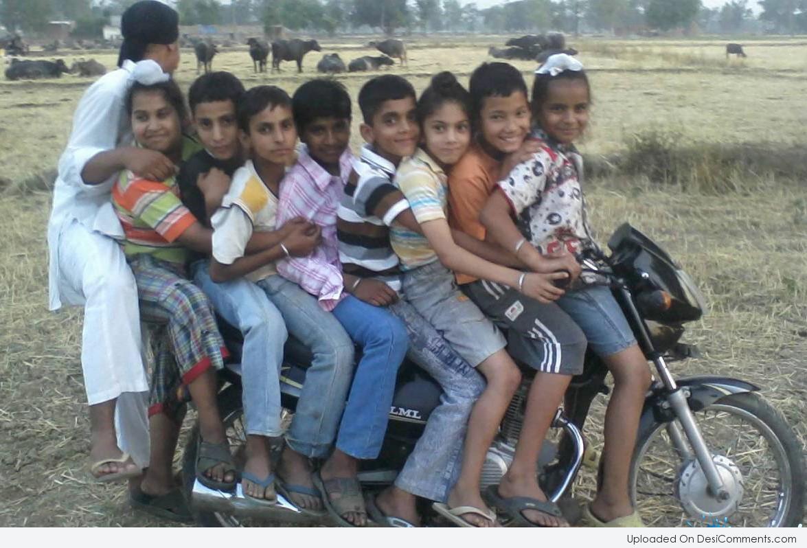 Funny Indian Train Bike - DesiComments.com