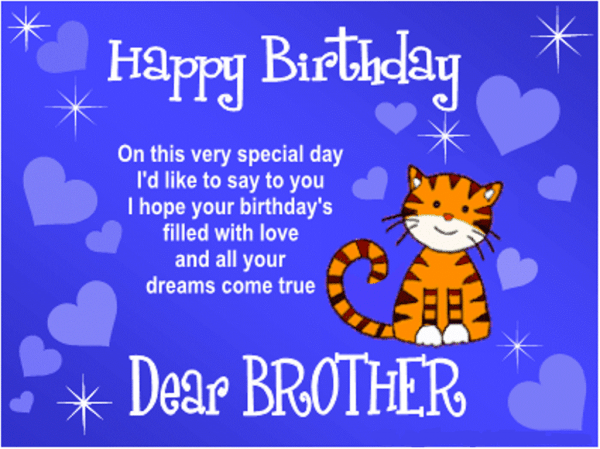 Happy Birthday Dear Brother