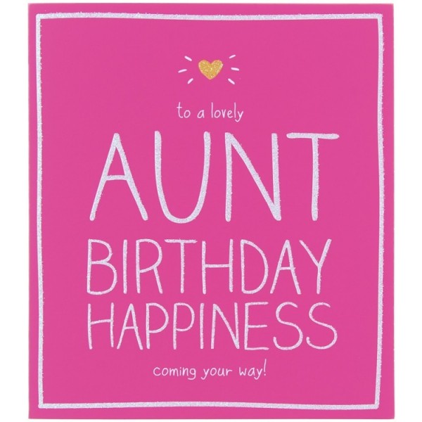 Happy Birthday Aunt