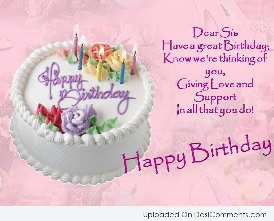 Birthday Wishes for Sister Pictures, Images, Graphics for Facebook ...