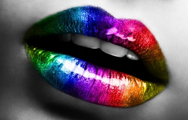 Rainbow Candy Lips