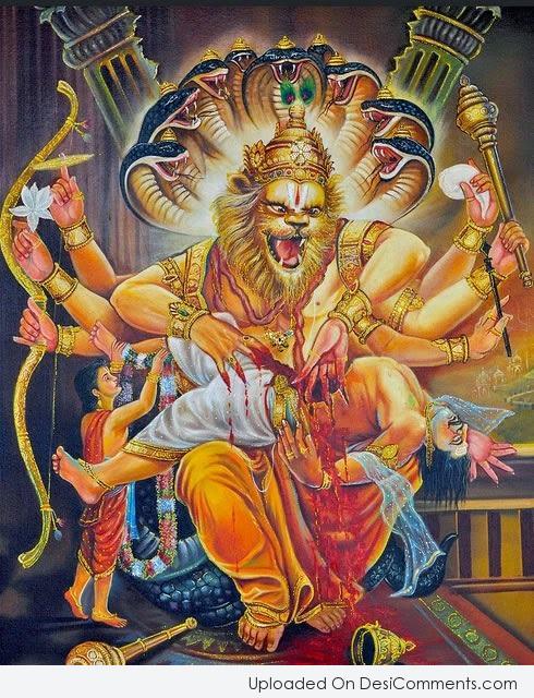 Narsimha Jayanti : IMAGES, GIF, ANIMATED GIF, WALLPAPER, STICKER FOR WHATSAPP & FACEBOOK