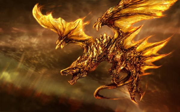 Golden Flying Dragon