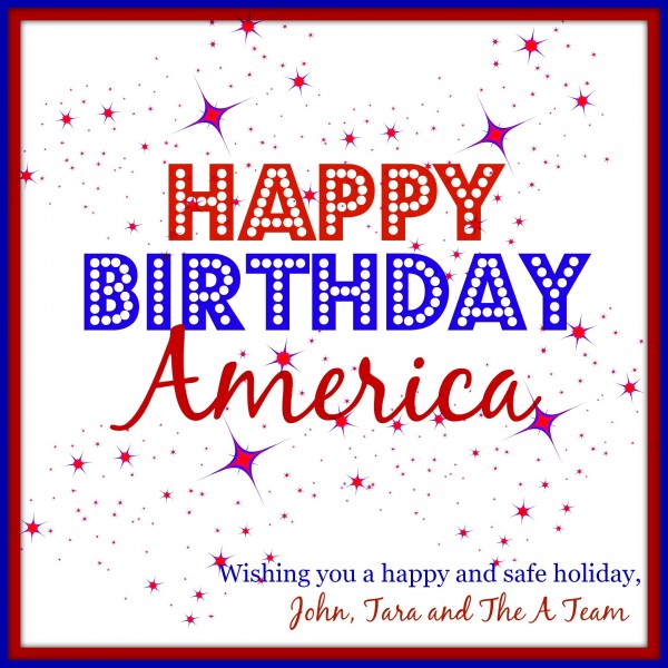 Wishing You A Happy Birthday America