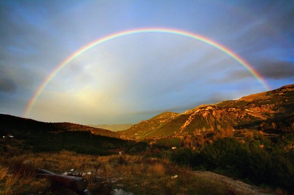 Real full rainbow - DesiComments.com