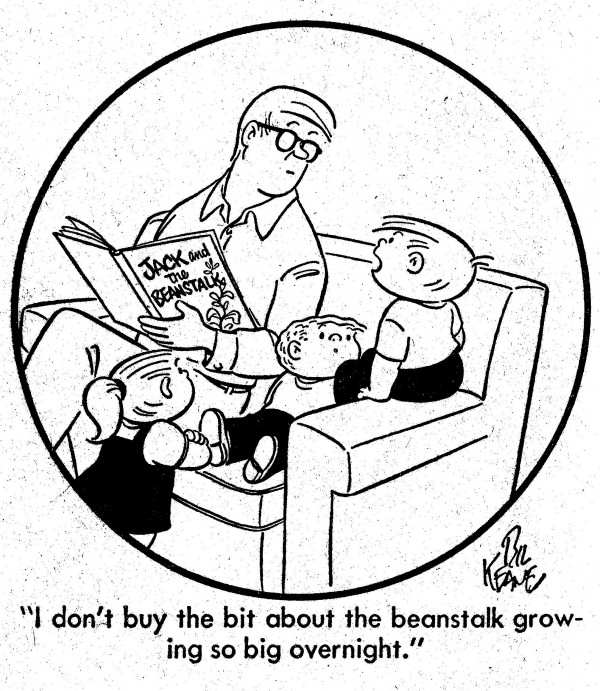 I Don’t Buy The Bit About The Beanstalk