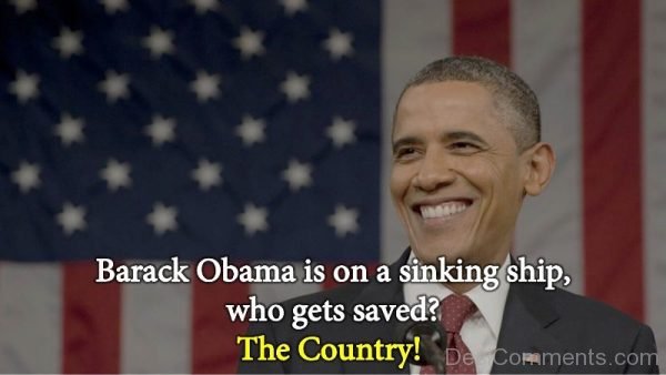 Barack Obama Is On A Sinking Ship