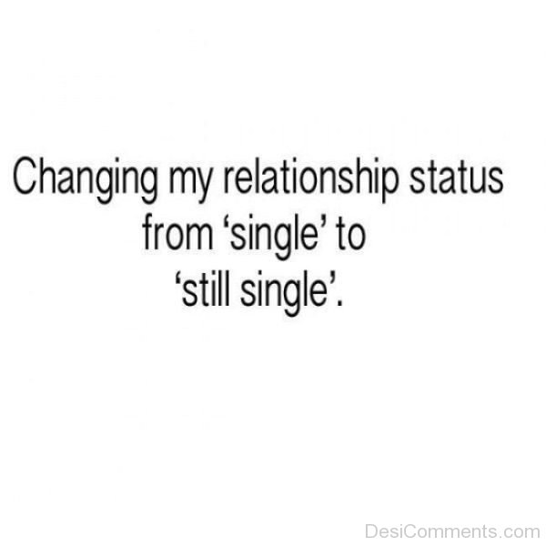 Changing My Relationship Status