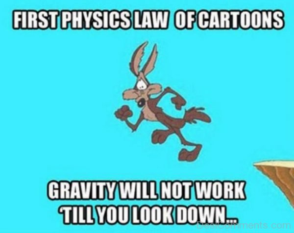 First Physics Law Of Cartoons