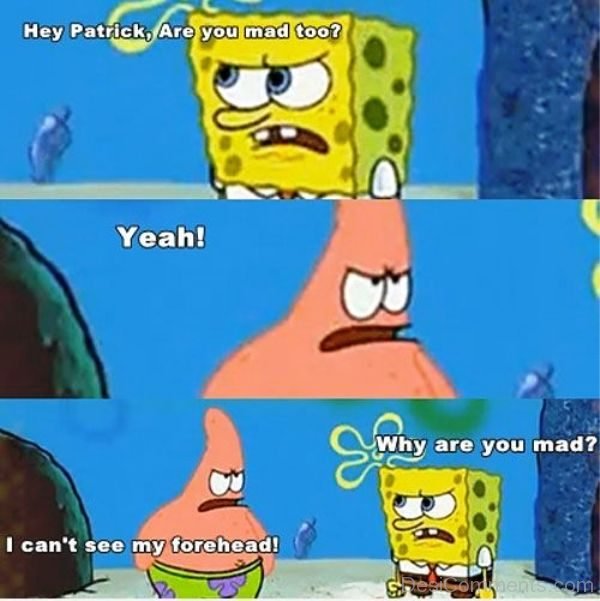 Hey Patrick, Are You Mad Too