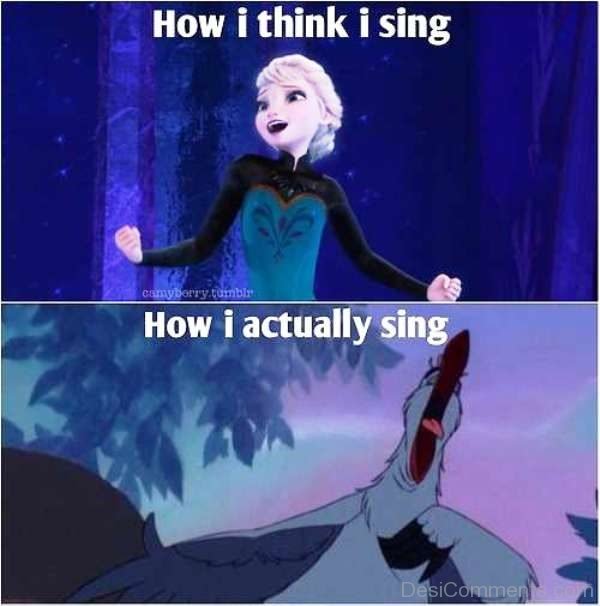 How I Think I Sing