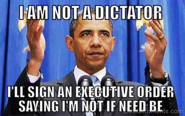 I Am Not A Dictator