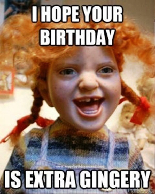 I Hope Your Birthday Is Extra Gingery