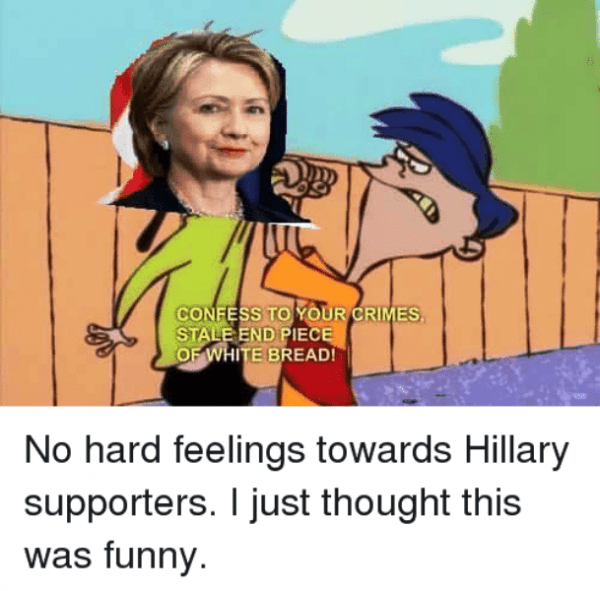 No Hard Feelings Towards Hillary Supporters