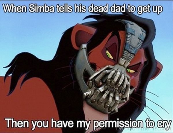 When Simba Tells His Dead Dad To Get Up