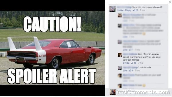 Caution Spoiler Alert