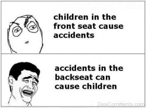 Children In The Front Seat Cause Accidents