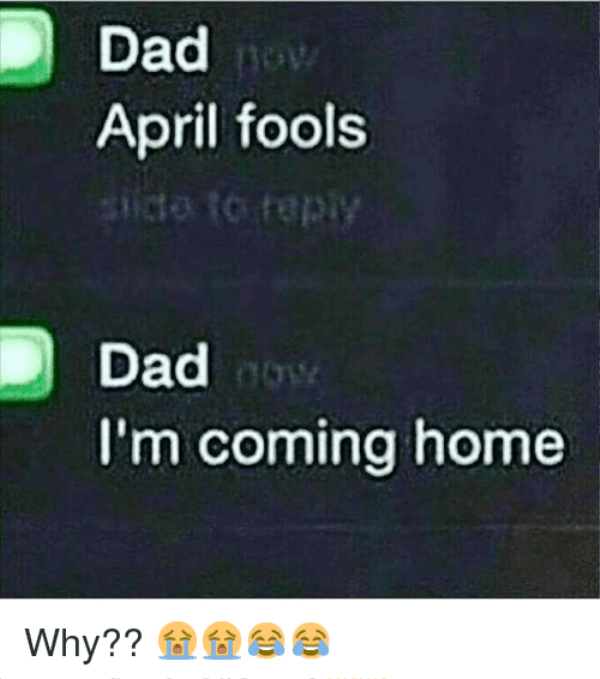 Dad April Fools