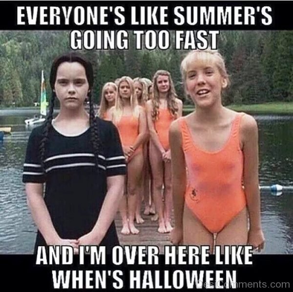 Everyones Like Summers Going Too Fast