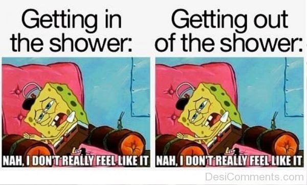 Getting In The Shower