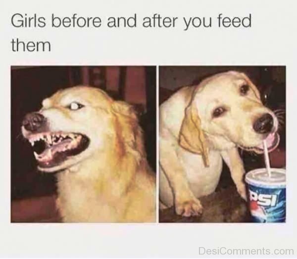Girls Before And After You Feed Them