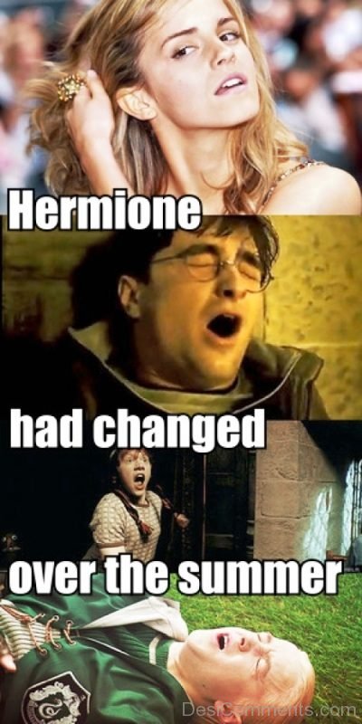 Hermione Had Changed Over The Summer