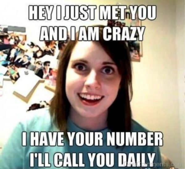 Hey I Just Met You And I Am Crazy