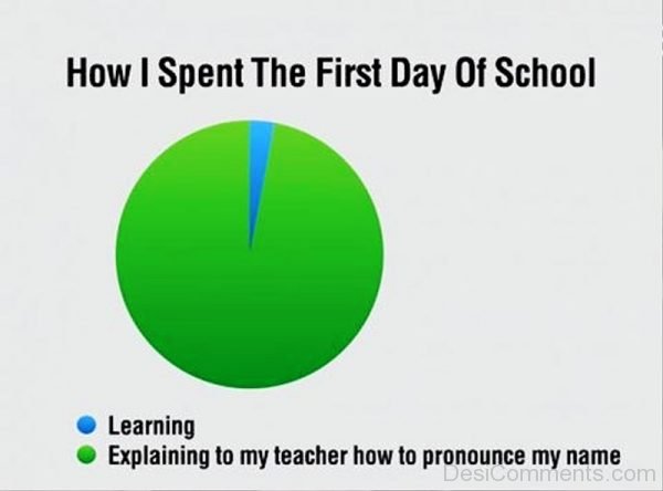 How I Spent The First Day Of School