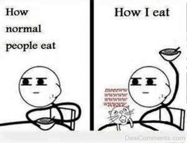 How Normal People Eat