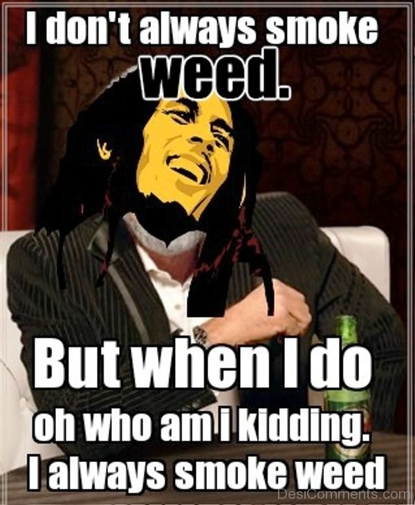 I Dont Always Smoke Weed